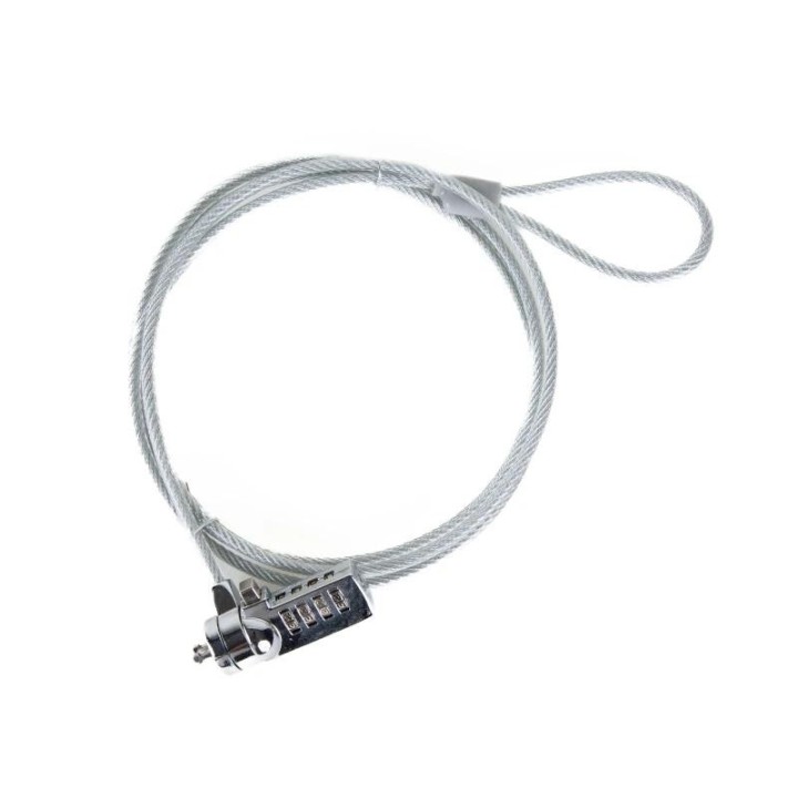 iggual cable seguridad candado 4 digitos secure 4d