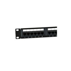 2lan patch panel 19 cat6 24 puertos utp