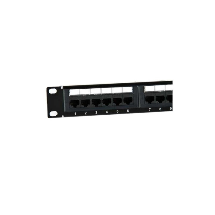 2lan patch panel 19 cat6 24 puertos utp
