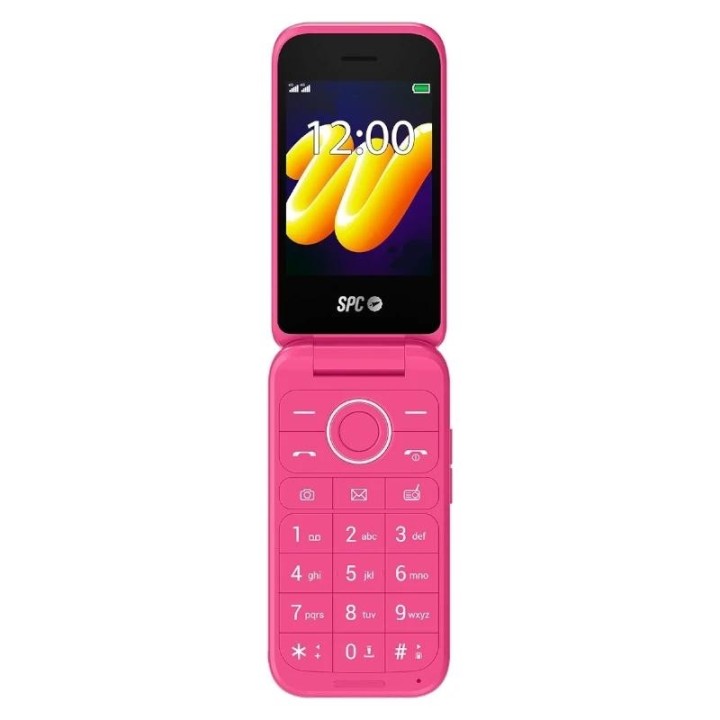 spc 2336p wild 4g telefono movil 2.8 bt fm rosa