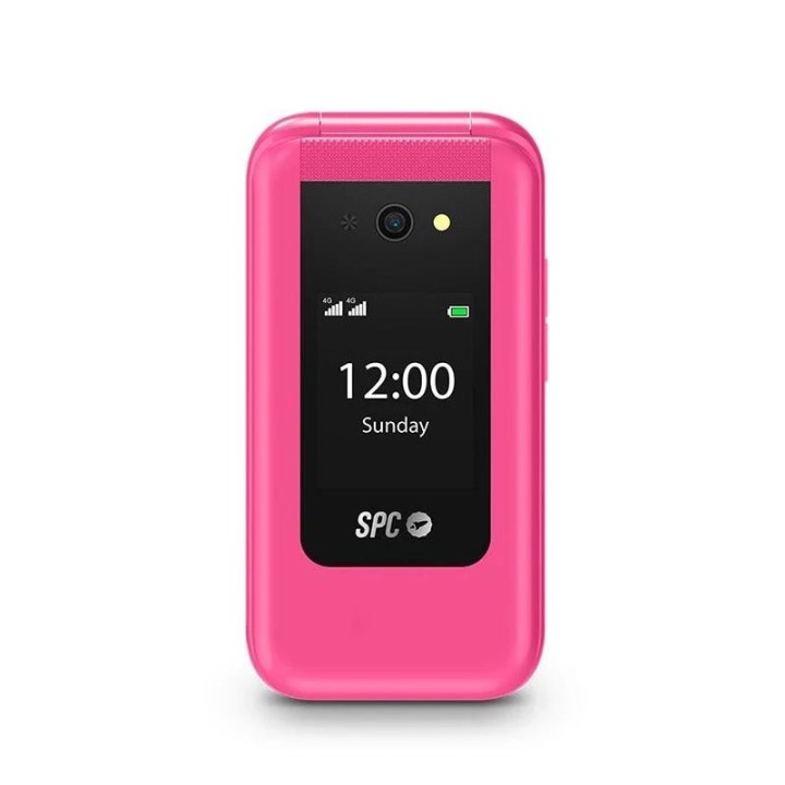 spc 2336p wild 4g telefono movil 2.8 bt fm rosa