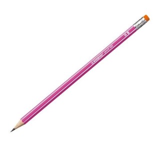 lapiz stabilo pencil 160 hb c/goma rosa
