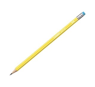 lapiz stabilo pencil 160 hb c/goma amarillo