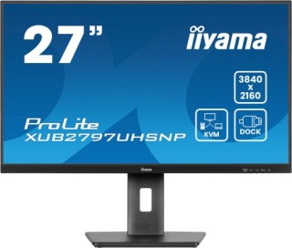 iiyama iiyama prolite xub2797uhsnp-b1 pantalla para pc 68,6 cm (27) 3840 x 2160 pixeles 4k ultra hd