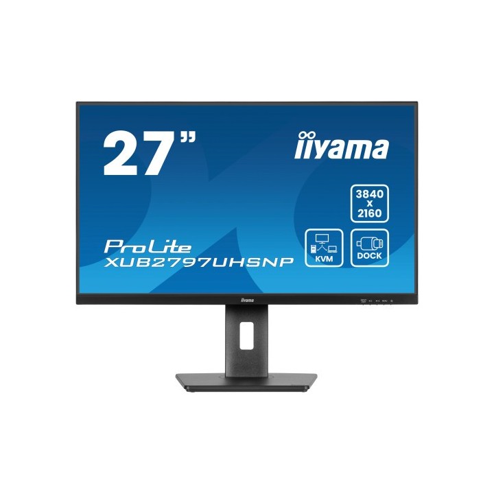 iiyama iiyama prolite xub2797uhsnp-b1 pantalla para pc 68,6 cm (27) 3840 x 2160 pixeles 4k ultra hd