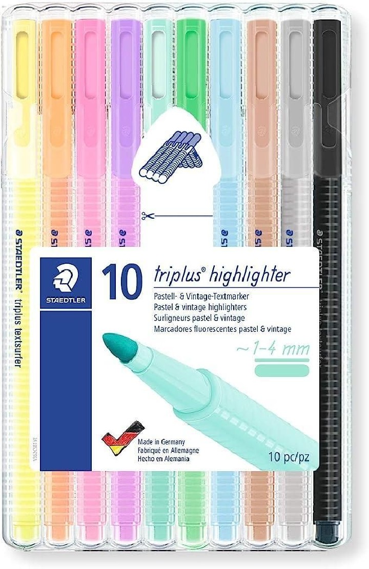 est 10 rot staedtler triplus highlighter 362