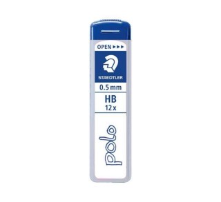 est. 12 minas staedtler polo 0.5mm hb 25705-hb