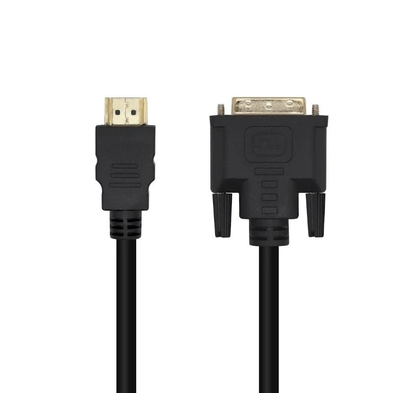 aisens cable dvi 18+1/m a hdmi a/m negro 1.8m