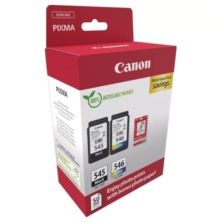 canon cartucho multipack pg-545/cl546