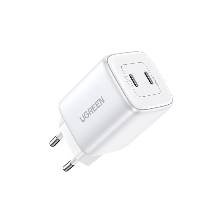 cargador ugreen nexode gan 45w white cargador gan nexode 45w blanco