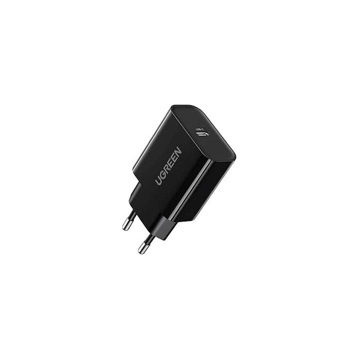 cargador ugreen pd 20w eu black cargador pd 20w negro
