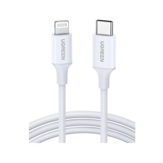 cable ugreen usb-c to lightning mfi 1m white mfi apple cable usb-c to lightning cable 1m