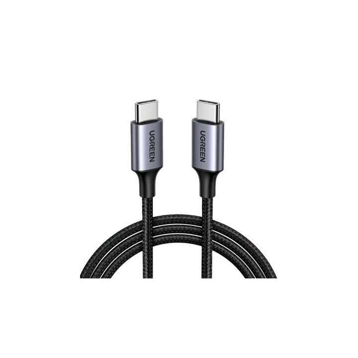 cable ugreen usb-c aluminum trenzado 1m black cable usb-c cable trenzado 1m