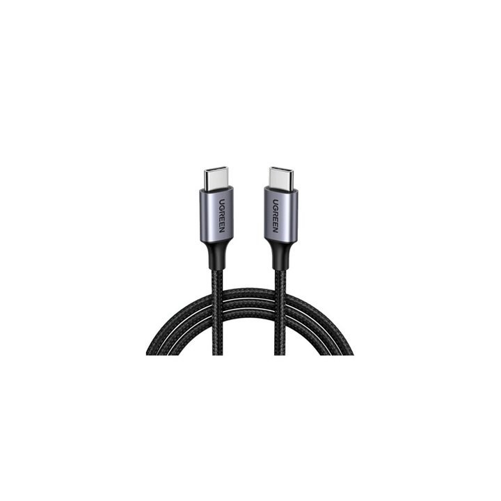 cable ugreen usb-c aluminum trenzado 1m black cable usb-c cable trenzado 1m