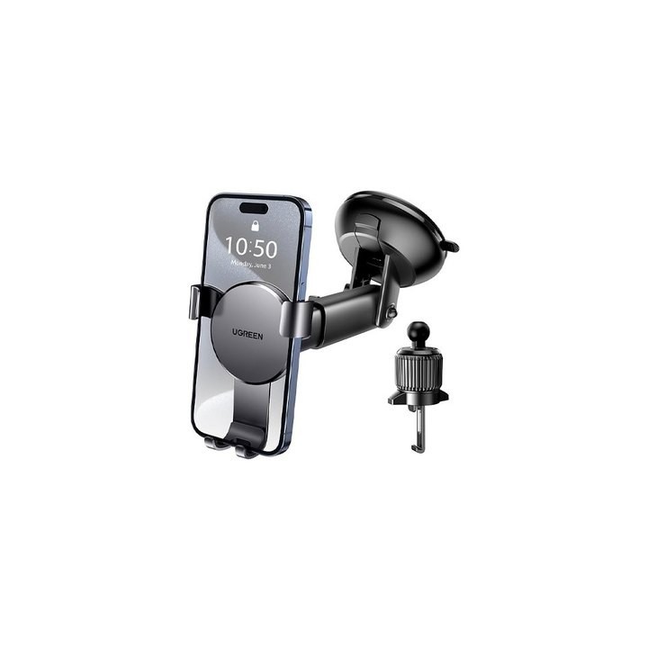 soporte coche ugreen ventosa black soporte telefono auto ventosa