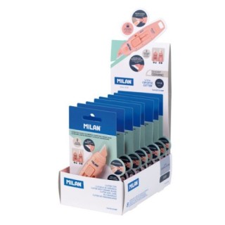 milan expositor 8 blisters cuter hoja ceramica stick serie 1918, rosa milan 6010108p