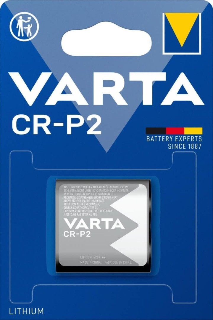 blister 1 pila varta cr-p2 litio