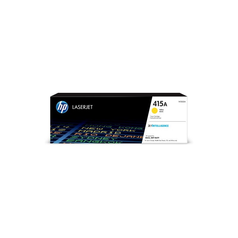 hp hp cartucho de toner original laserjet 415a amarillo