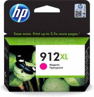 hp hp cartucho tinta 912xl magenta oj 8022 (3yl82ae)