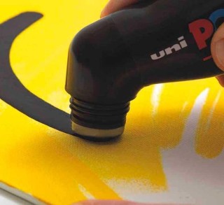 marcador uni posca pcm22 mopr 19mm azul