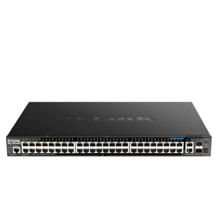 d-link dgs-1520-52mp/e switch 44xgbe poe 2x10 sfp+