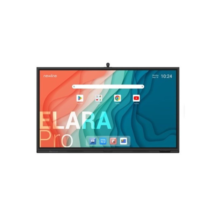 newline newline monitor internativo elara pro (tt-6523qca+) 65, android 13, google edla, camara 4k,