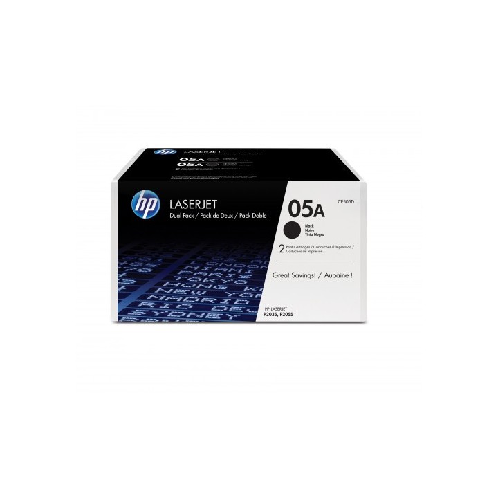 hp hp 05a toner hp05a negro (ce505d)