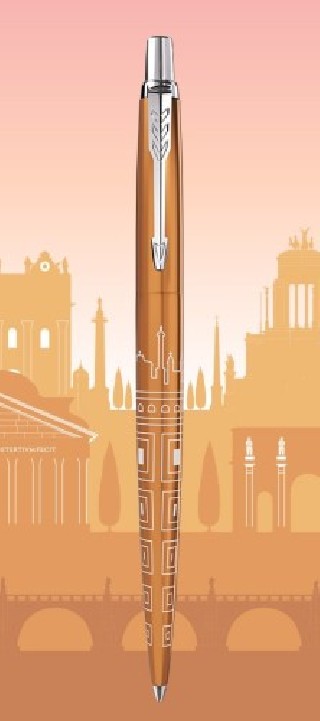 parker boligrafo jotter edicion especial roma brz ct bp m blu gb 2198197 parker 2198197