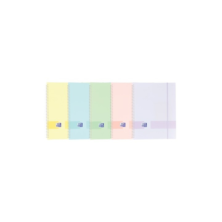 oxford oxford live & go plastico colores surtidos, translucido, transparente a4