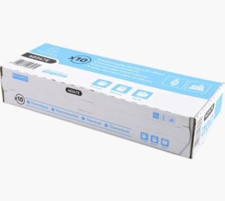 c. 10 ro papel termico exacompta 57x60mm s/bpa