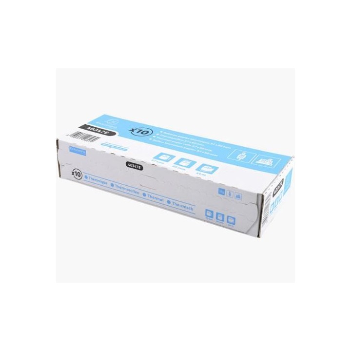 c. 10 ro papel termico exacompta 57x60mm s/bpa