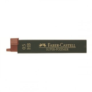 faber-castell estuche 12 minas 0.5mm super polimeras hb faber castell 120500