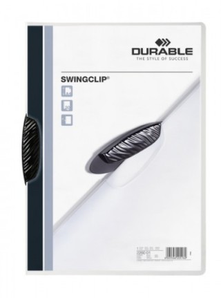 durable dossier con clip swingclip 30 h a4 negro durable 2260-01