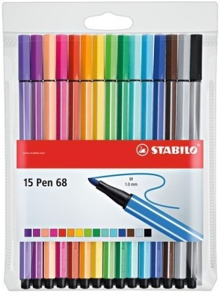 stabilo estuche like-you 15 pen68 stabilo 6815-2