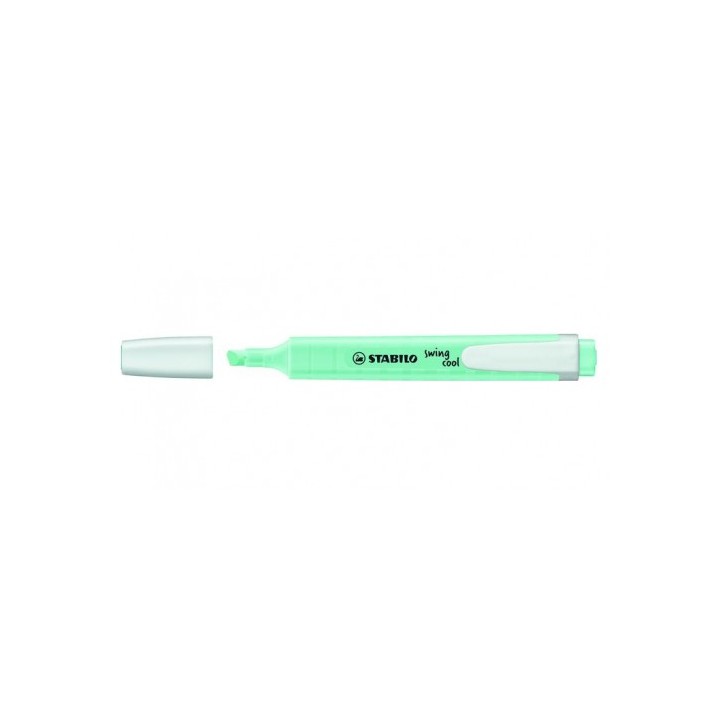 stabilo marcador fluorescente swing cool pastel trazo 1/4mm. turquesa stabilo 275/113-8