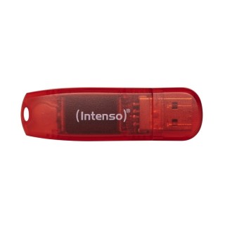 intenso 3502491 lapiz usb 2.0 rainbow 128gb rojo