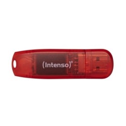 intenso 3502491 lapiz usb 2.0 rainbow 128gb rojo