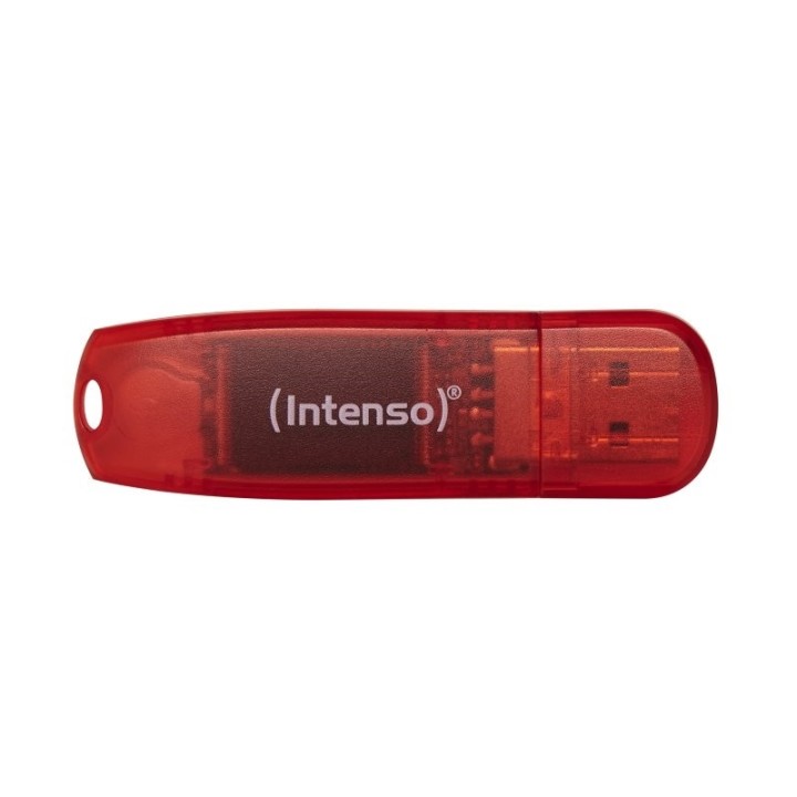 intenso 3502491 lapiz usb 2.0 rainbow 128gb rojo