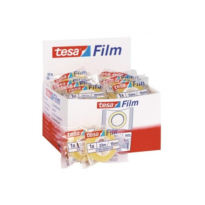 tesa cinta adhesiva standard 15mm.x33m.en bolsita transparente tesa 57381-00001-01