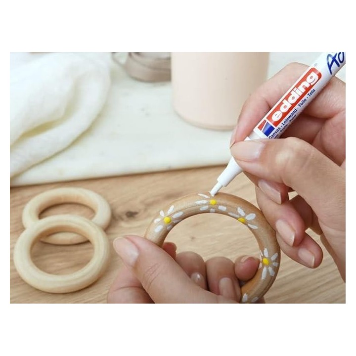 marcad. perm acrilico edding 5100 2-3mm negro