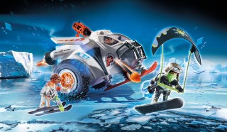 playmobil playmobil espias spy team planeador de nieve