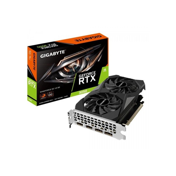 gigabyte vga gigabyte gv-n3050wf2ocv2-6gd,nv,rtx3050,gddr6,6gb,96bit,2hdmi+2dp,windforce 2x (2 venti