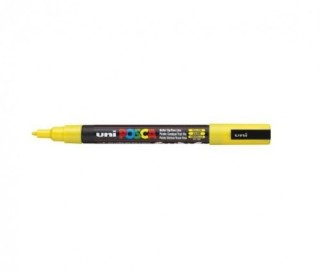 uni-ball rotulador no permanente pc-3m punta conica 0,9-1,3mm amarillo uni-ball 284570000