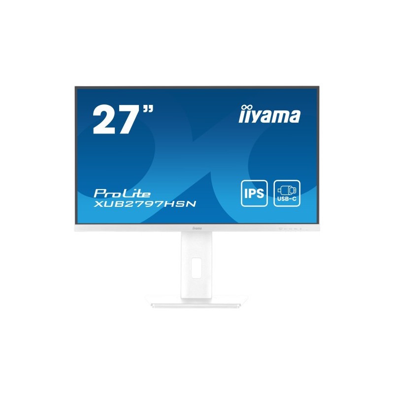 iiyama iiyama prolite xub2797hsn-w2 pantalla para pc 68,6 cm (27) 1920 x 1080 pixeles full hd led bl