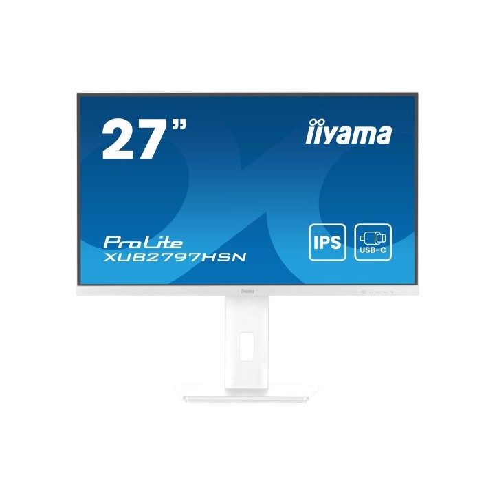 iiyama iiyama prolite xub2797hsn-w2 pantalla para pc 68,6 cm (27) 1920 x 1080 pixeles full hd led bl