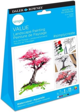 daler rowney set de pintura acuarela paisaje daler rowney d134950111