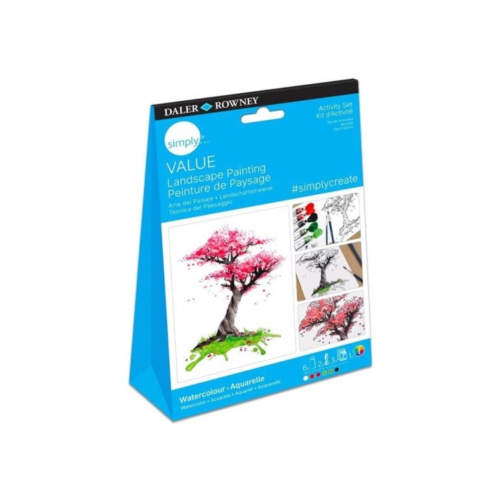 daler rowney set de pintura acuarela paisaje daler rowney d134950111