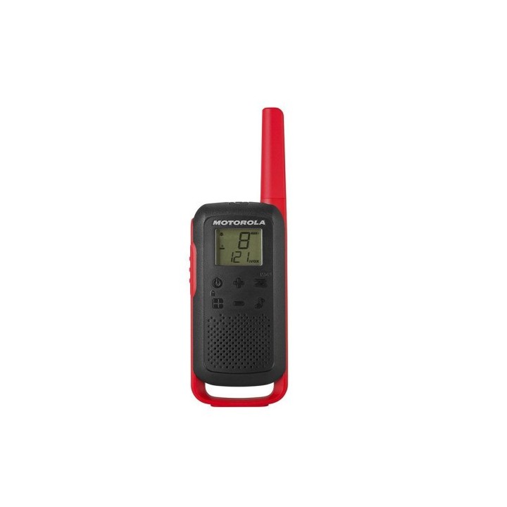 motorola pack 2 walkie talkie t62 rojo motorola 59t62redpack