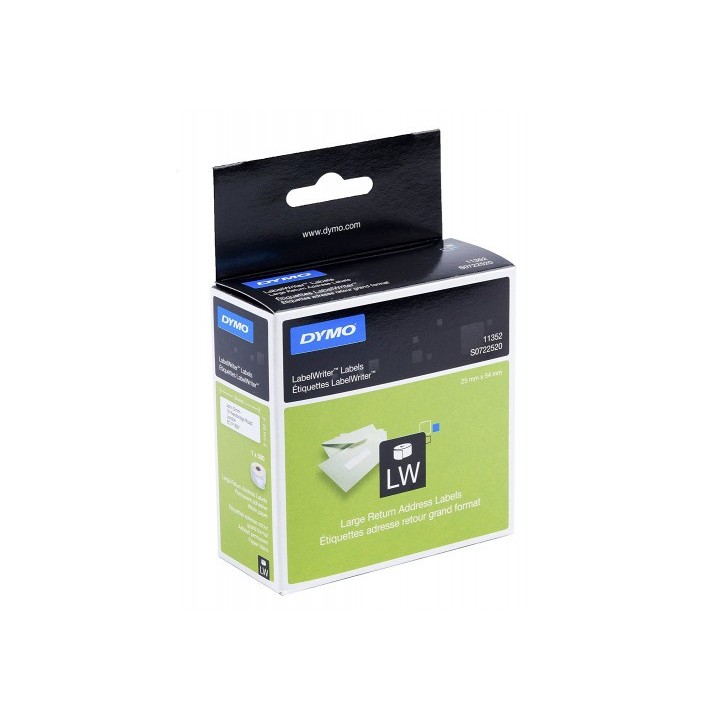 dymo rollo etiquetas labelwriter 25x54mm blanco dymo s0722520