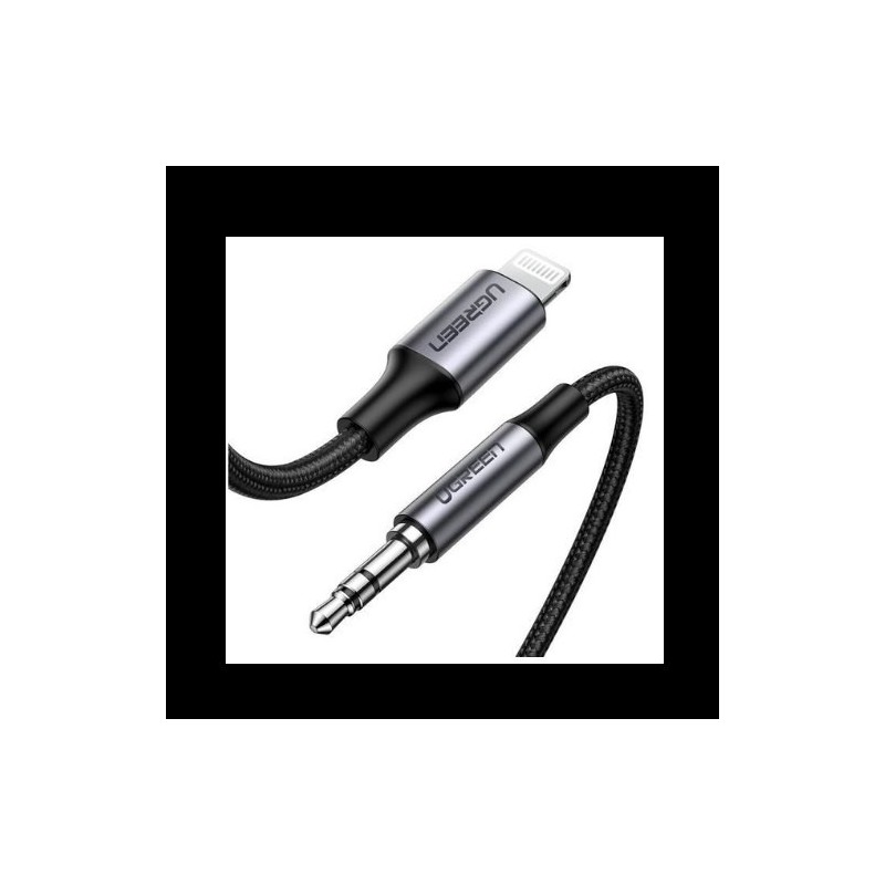 cable ugreen lightning to 3.5mm male adapter  1m lightning to 3.5mm audio adapter 1m